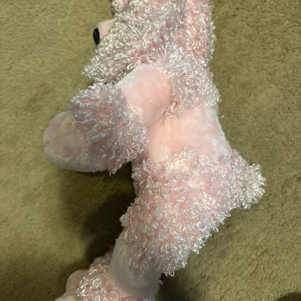 Build-A-Bear Plush Pink French Poodle 19in BAB Workshop Dog Curly Hair - Picture 7 of 12